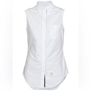 Thom Browne Sleeveless Buttoned Shirt
